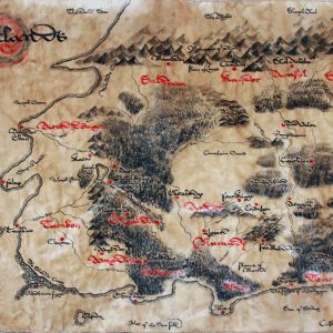 Westlands Wheel of Time hand drawn map