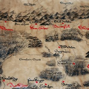 Westlands Wheel of Time hand drawn map