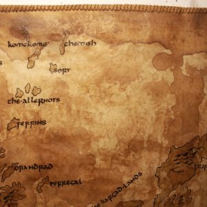 Earthsea hand drawn map