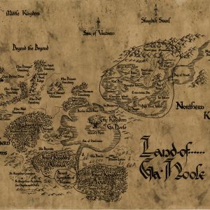 Guardians of Ga’hoole hand drawn map
