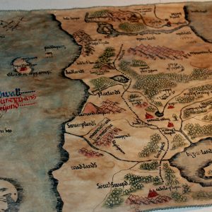 Redwall hand drawn map