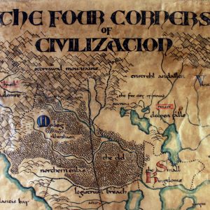 Temerant hand drawn map