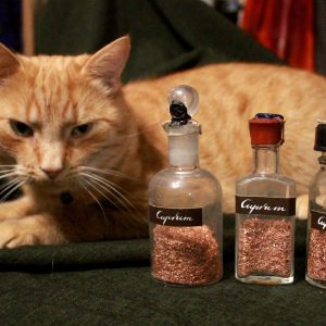 Copper in a vintage vial