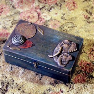 TINY vintage test tubes set, green