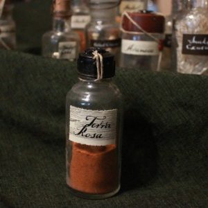 Terra Rosa in a vintage vial