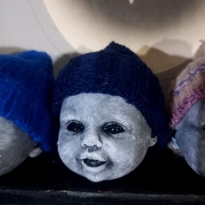 Doll Head Ornament “William” Creepy Doll