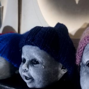 Doll Head Ornament “William” Creepy Doll