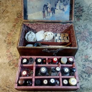 Vintage Science Kit Victorian Natural Science Laboratory Set