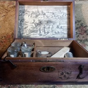 Vintage Science Kit PURPLE Victorian Natural Science Laboratory Set