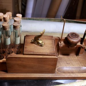 Vintage Specimen Kit WEIGHING PANS Laboratory Antique Apothecary Alchemy Set