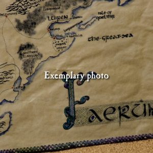Faerun hand drawn map