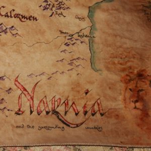 Narnia hand drawn map