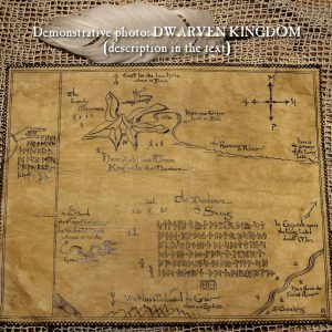 Thror’s map – based on the book – The Hobbit